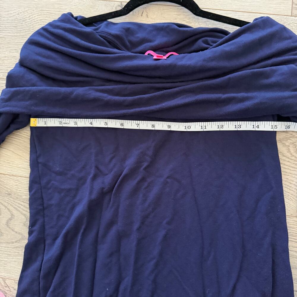 Lilly Pulitzer long sleeve sweater dress in navy sz S work fall autumn - Picture 5 of 7